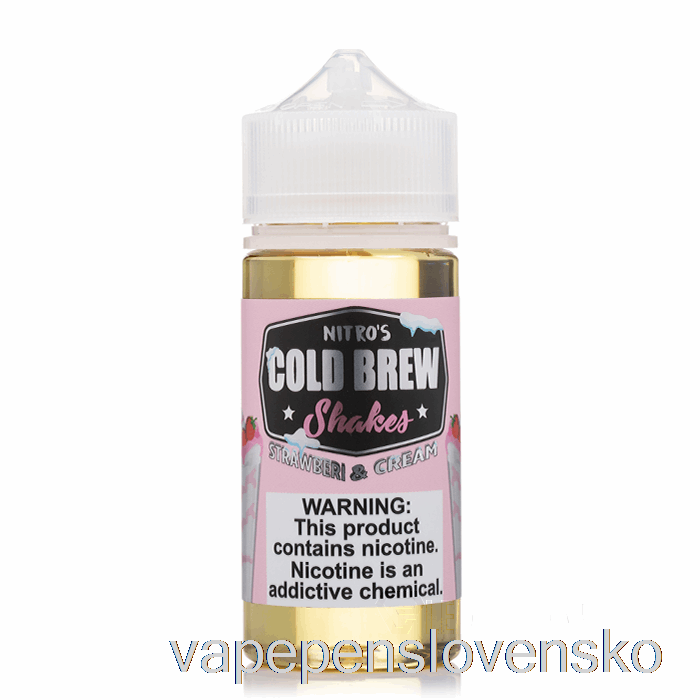 Strawberi And Cream - Nitros Cold Brew - 100ml 0mg Vape Shop Bratislava